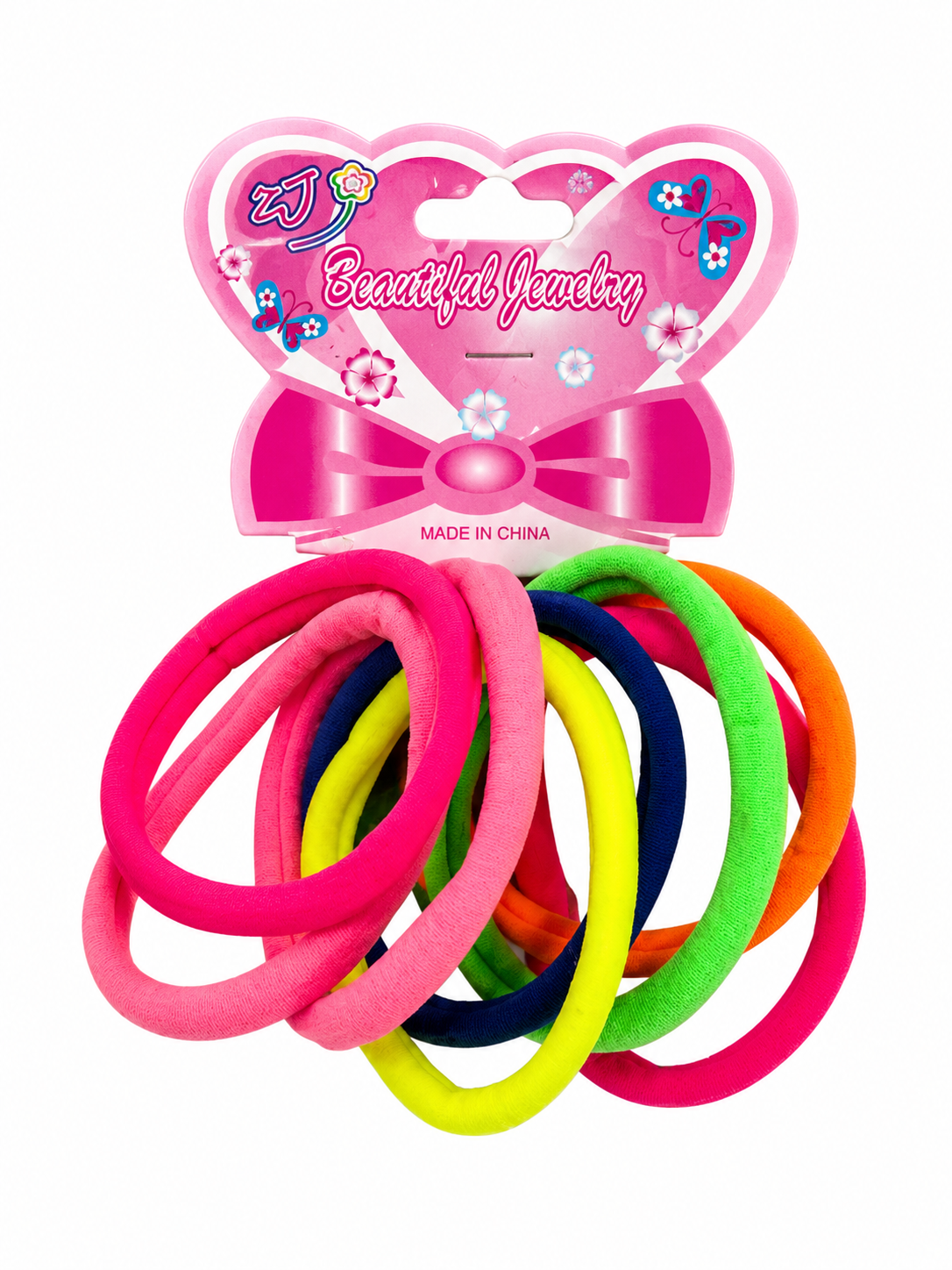 Élastique tissu multicolore