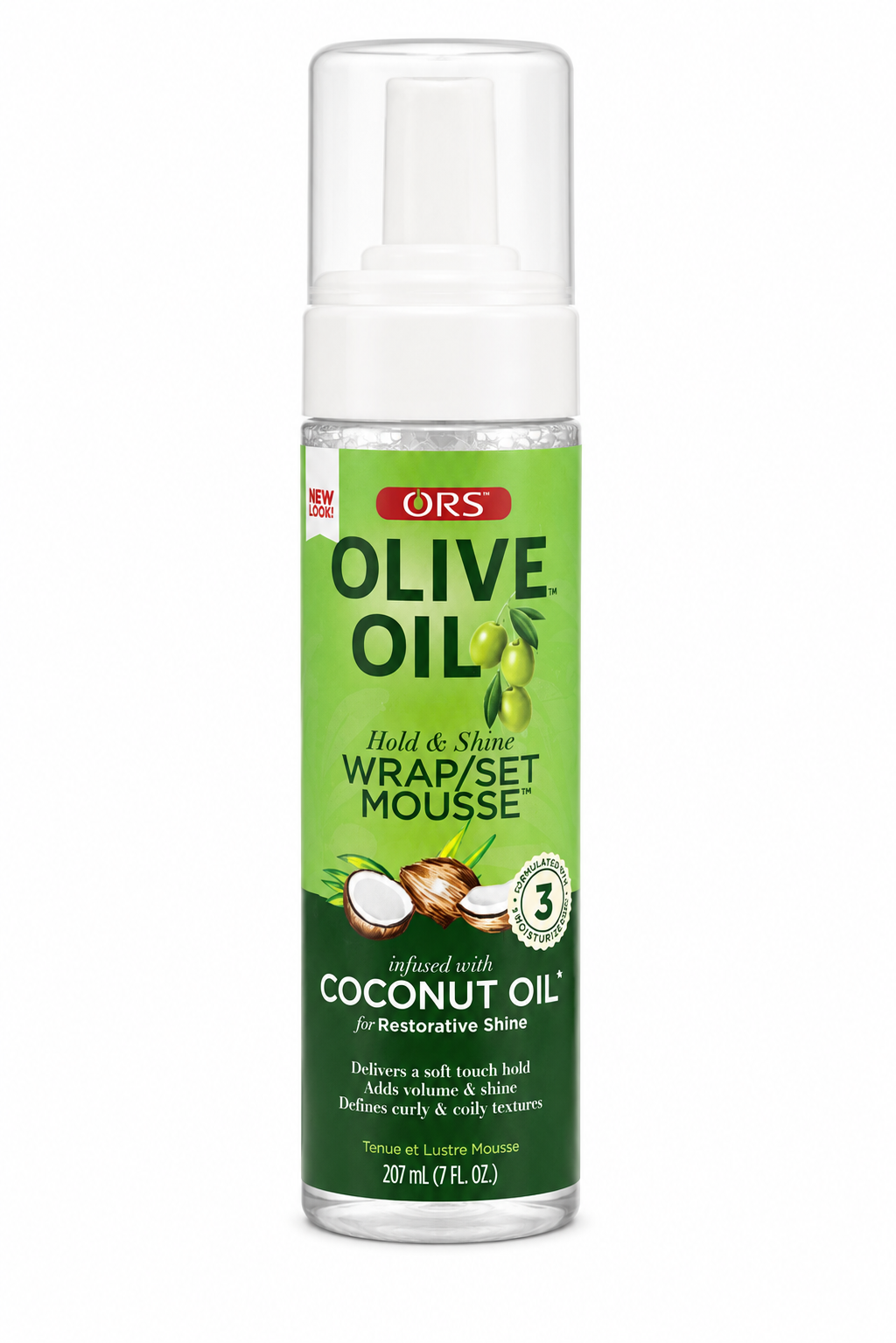 Mousse Coiffante à l’Huile de Coco - ORS Olive Oil
