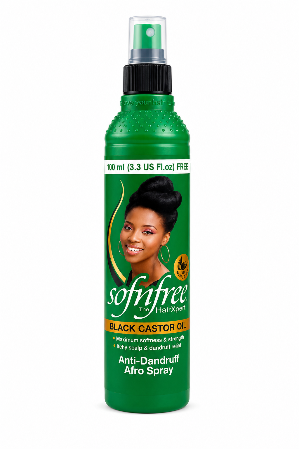 Spray Anti-Pelliculaire à l’Huile de Ricin - Sofn’FREE