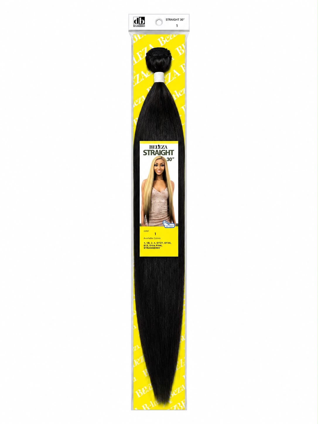 Tissage Beleza lisse 30 pouces - couleur 1