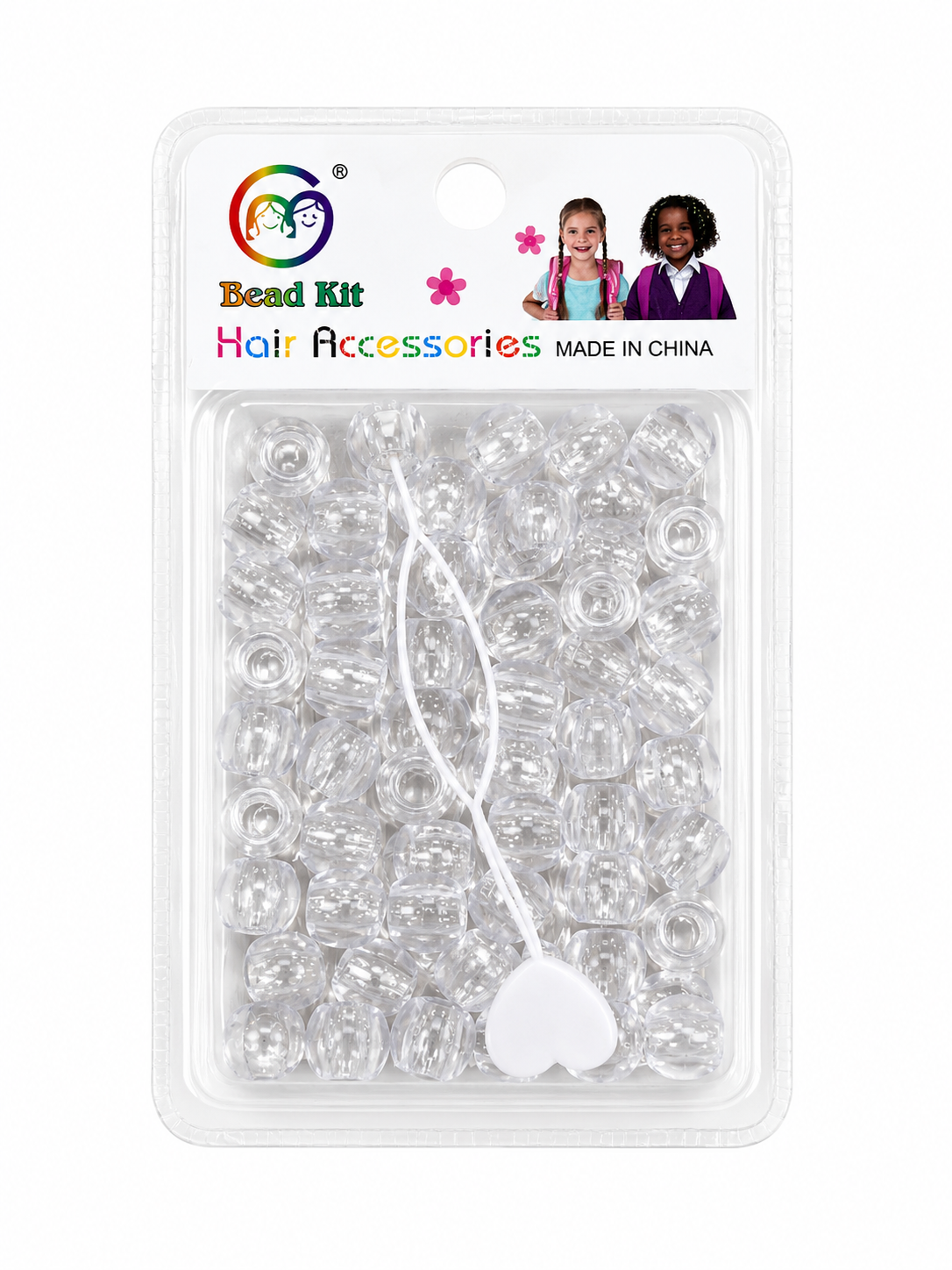 Perles transparentes moyen