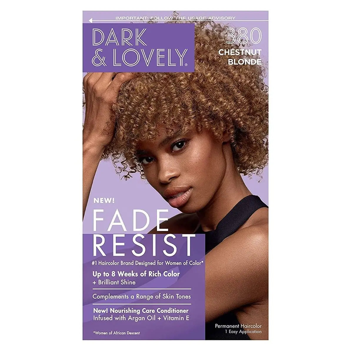 Dark and Lovely – Teinture - couleur 380 - Chestnut Blonde