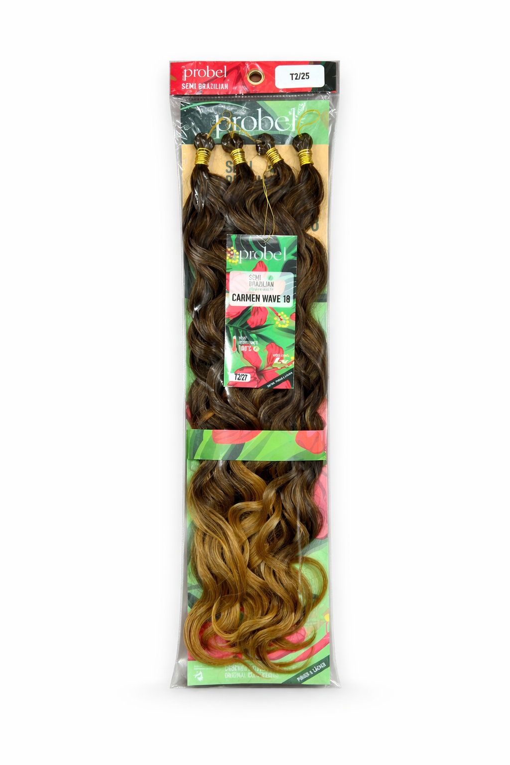 Meche Carmen Wave 18 pouces - couleur T2/27