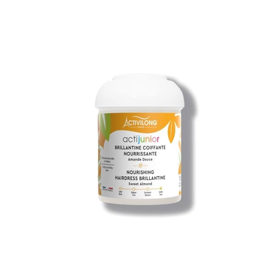 Pomade Activlong ActiJunior à l’Amande Douce - Brillantine Coiffante Nourissante