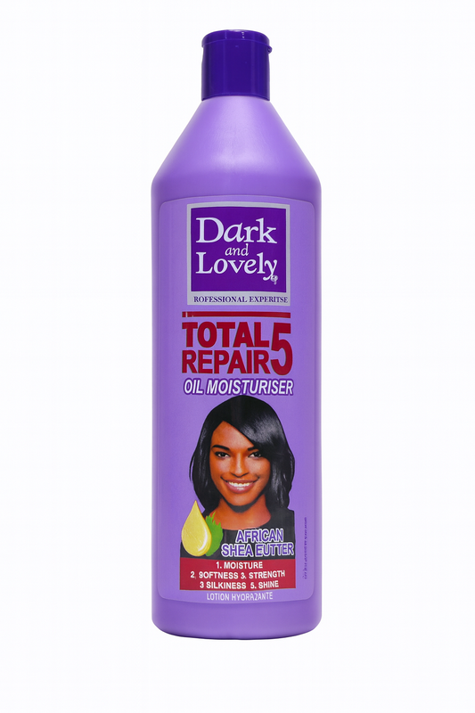 Dark & Lovely Total Repair 5 Oil Moisturiser – Lotion Hydratante au Beurre de Karité