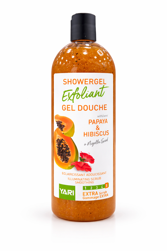 Gel Douche Exfoliant Papaye & Hibiscus - Yari