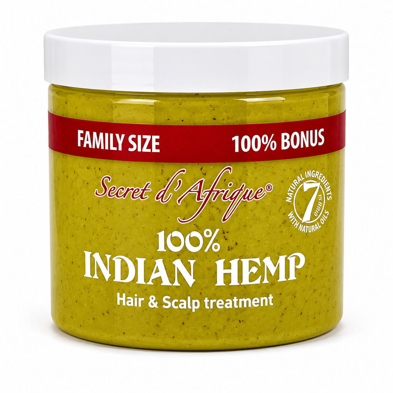 Pommade 100% Indian Hemp Family Size - Secret d’Afrique
