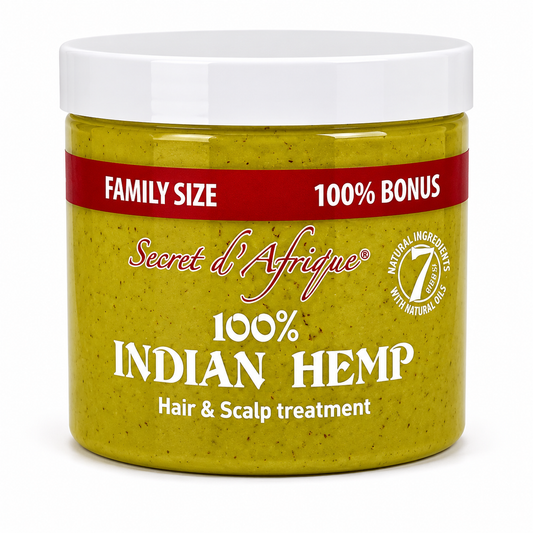 Pommade 100% Indian Hemp Family Size - Secret d’Afrique