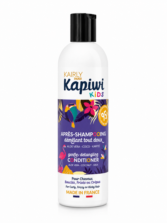 Après-Shampooing Démêlant Tout Doux – Aloe Vera, Coco & Karité - Kapiwi Kids