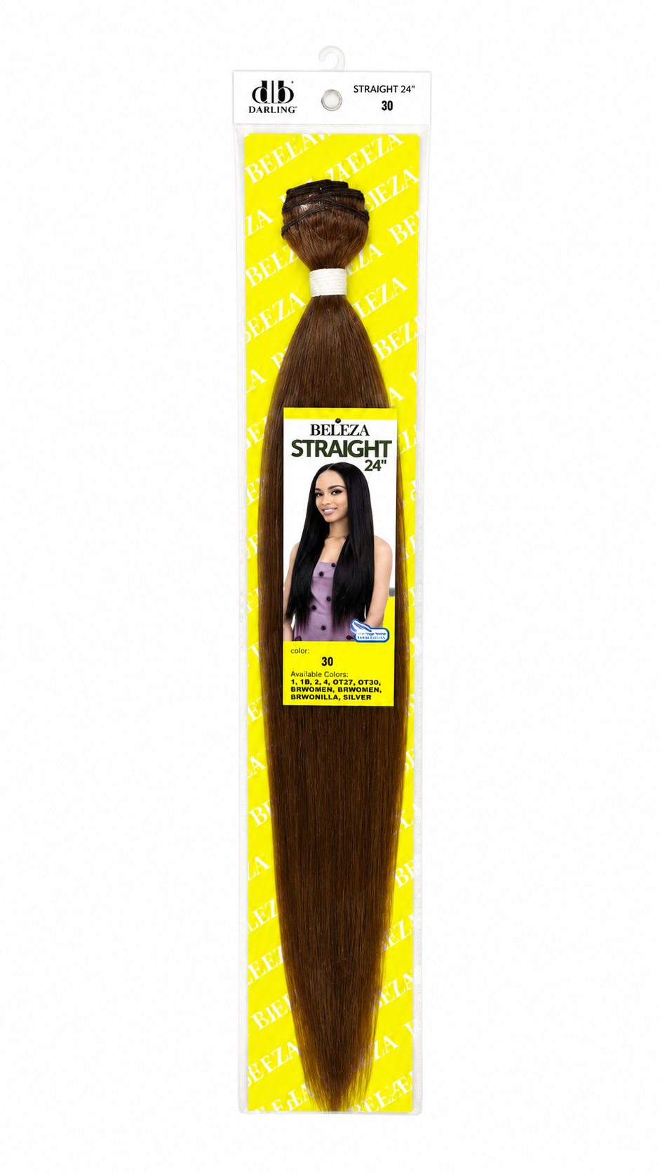 Tissage lisse Beleza 24 pouces - couleur 30