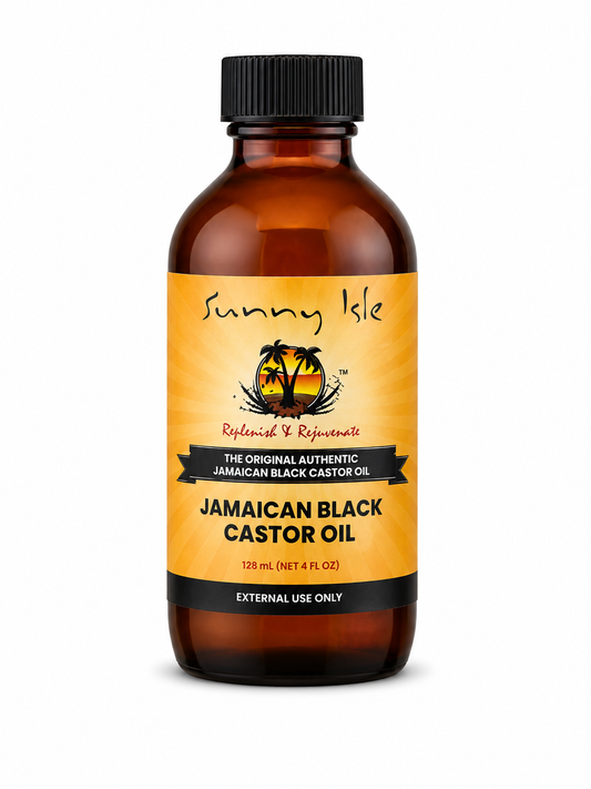 Huile de Ricin Noir Jamaïcaine Authentique - Sunny Isle