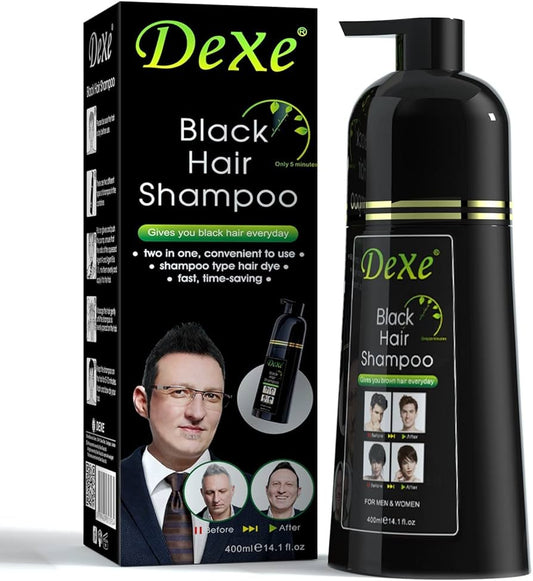 Dexe Shampooing colorant noir 400ml
