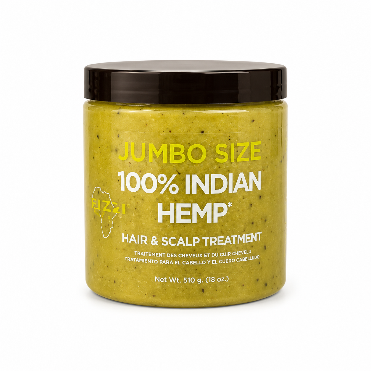 100% Indian Hemp Hair & Scalp Treatment Jumbo Size 510g - Kuza