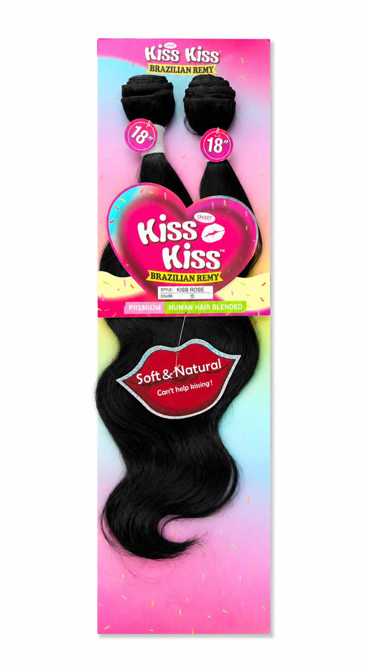 Tissage ondulé Kiss rose couleur 1B