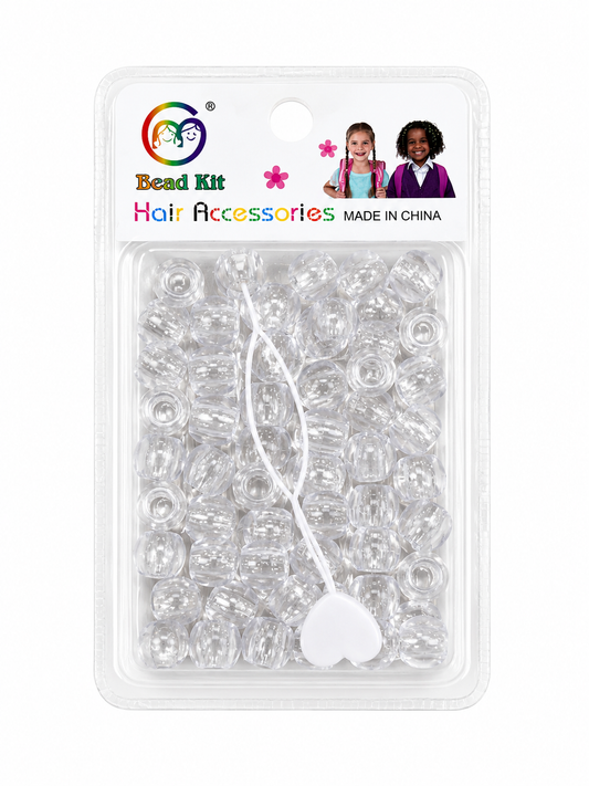 Perles transparentes moyen