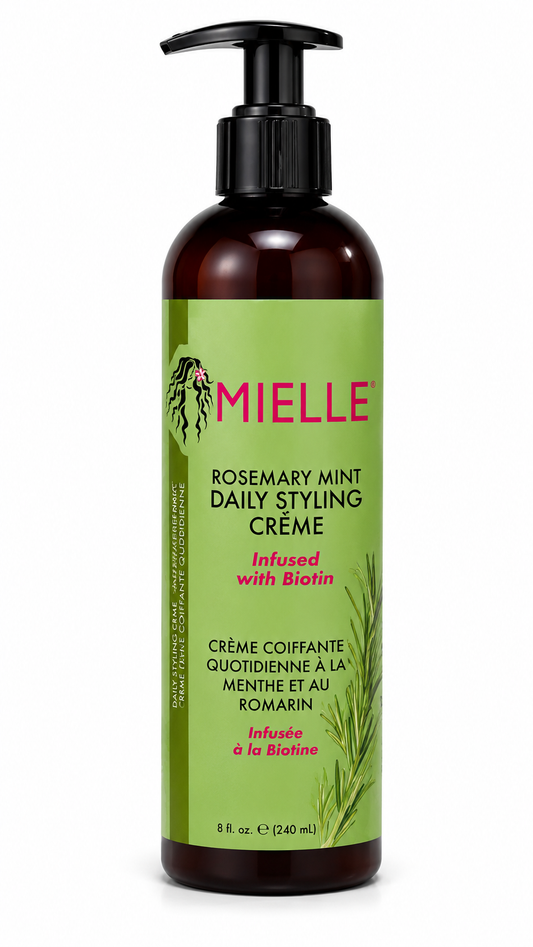 Crème Coiffante Quotidienne - Mielle Menthe & Romarin
