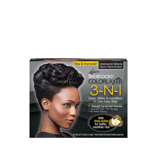 Défrisant Luster COLORLAXER shortlooks Noir/Diamond Black