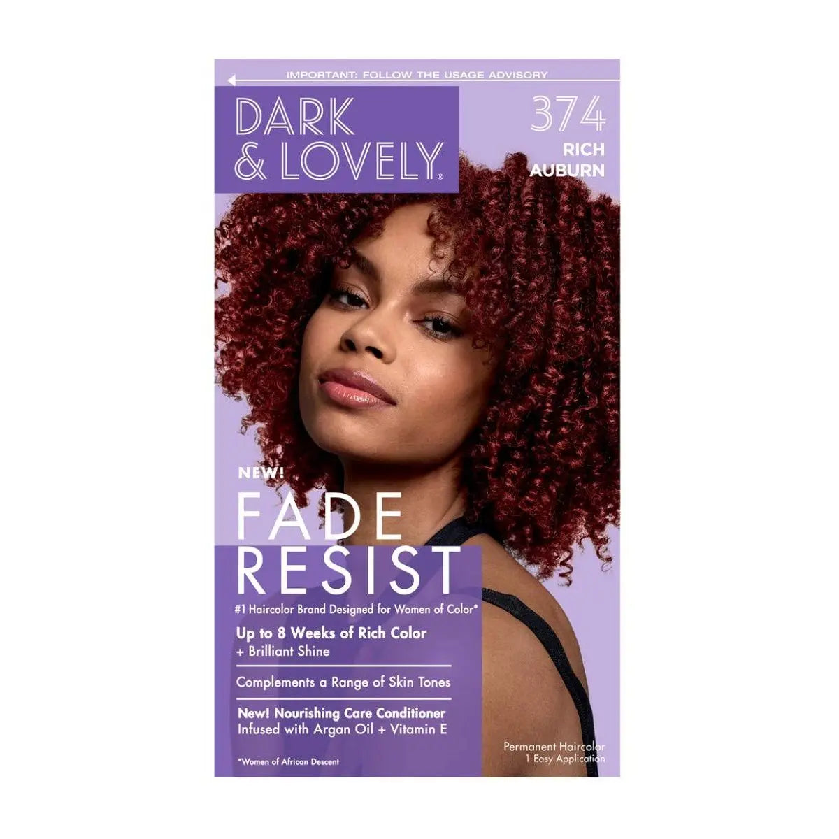 Dark and Lovely – Teinture - couleur 374 - Rich Auburn