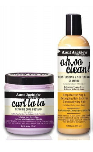 Pack Curl La La + Oh So Clean Shampooing